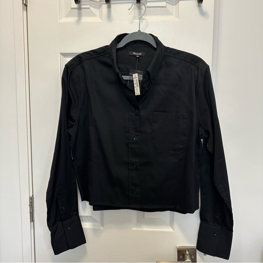 Madewell black Button-Up Shirt
